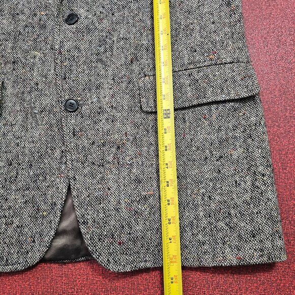 VTG Brooks Brothers Brookstweed Scottish Wool Sport Coat 42L Gray/Multi Blazer - Picture 6 of 13